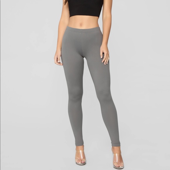My Number One Leggings (Gray) - Picture 3 of 4
